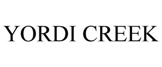 YORDI CREEK