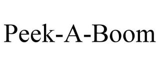 PEEK-A-BOOM