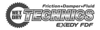 WET DRY TECHNICS FRICTION DAMPER FLUID EXEDY FDF