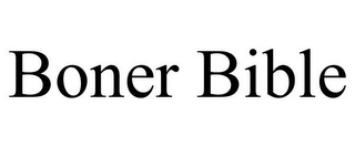 BONER BIBLE