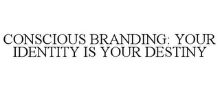 CONSCIOUS BRANDING: YOUR IDENTITY IS YOUR DESTINY