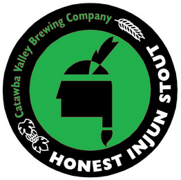 CATAWBA VALLEY BREWING COMPANY HONEST INJUN STOUT