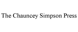 THE CHAUNCEY SIMPSON PRESS