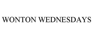 WONTON WEDNESDAYS