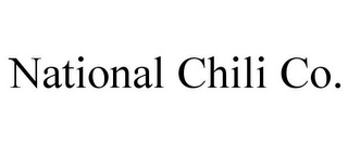 NATIONAL CHILI CO.