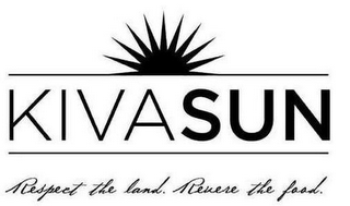 KIVASUN RESPECT THE LAND. REVERE THE FOOD.