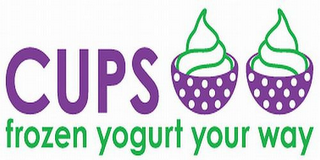 CUPS FROZEN YOGURT YOUR WAY