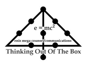 THINKING OUT OF THE BOX E = MC2 ENIS MEGA COUNSEL/COMMUNICATIONS