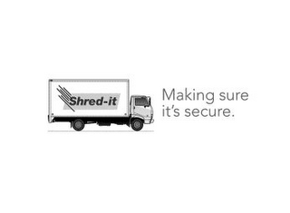 SHRED-IT MAKING SURE IT'S SECURE.