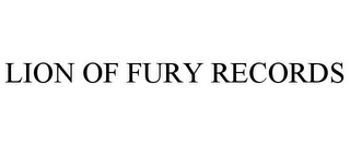 LION OF FURY RECORDS