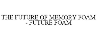 THE FUTURE OF MEMORY FOAM - FUTURE FOAM