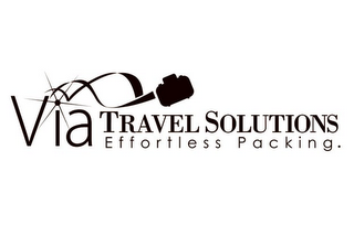 VIA TRAVEL SOLUTIONS EFFORTLESS PACKING.