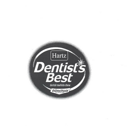 HARTZ DENTIST'S BEST DENTAL RAWHIDE CHEW WITH DENTASHIELD FOR CLEANER TEETH