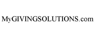 MYGIVINGSOLUTIONS.COM