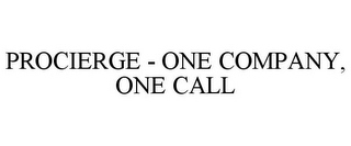 PROCIERGE - ONE COMPANY, ONE CALL