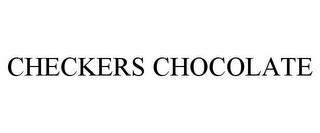 CHECKERS CHOCOLATE