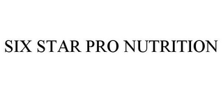 SIX STAR PRO NUTRITION