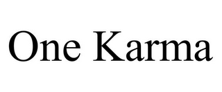 ONE KARMA