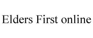 ELDERS FIRST ONLINE