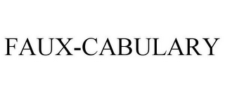 FAUX-CABULARY