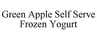 GREEN APPLE SELF SERVE FROZEN YOGURT