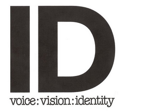 ID VOICE:VISION:IDENTITY