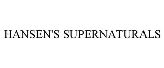 HANSEN'S SUPERNATURALS