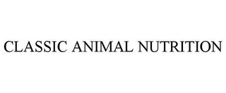 CLASSIC ANIMAL NUTRITION