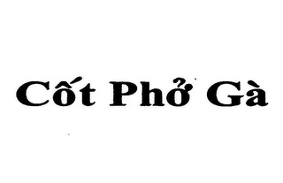 CÔT PHO GÀ