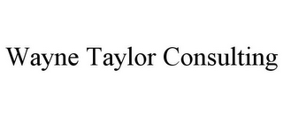 WAYNE TAYLOR CONSULTING