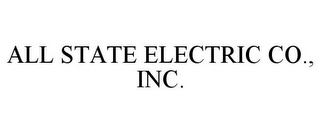 ALL STATE ELECTRIC CO., INC.