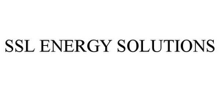 SSL ENERGY SOLUTIONS