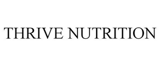 THRIVE NUTRITION