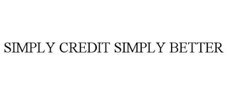 SIMPLY CREDIT SIMPLY BETTER