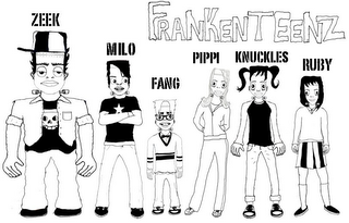 FRANKENTEENZ ZEEK MILD FANG PIPPI KNUCKLES RUBY