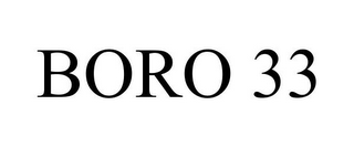 BORO 33