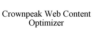 CROWNPEAK WEB CONTENT OPTIMIZER