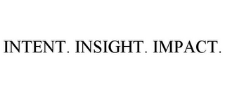 INTENT. INSIGHT. IMPACT.