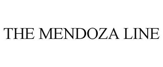 THE MENDOZA LINE