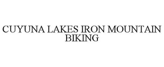 CUYUNA LAKES IRON MOUNTAIN BIKING