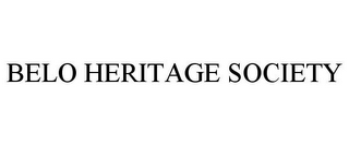 BELO HERITAGE SOCIETY