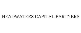 HEADWATERS CAPITAL PARTNERS