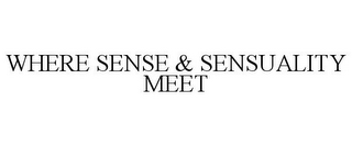 WHERE SENSE & SENSUALITY MEET