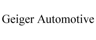 GEIGER AUTOMOTIVE