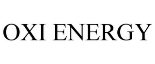 OXI ENERGY