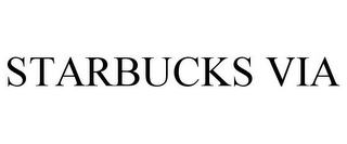 STARBUCKS VIA