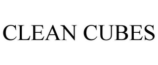 CLEAN CUBES