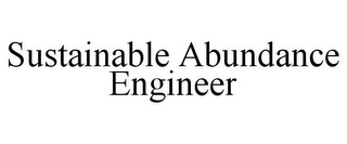 SUSTAINABLE ABUNDANCE ENGINEER