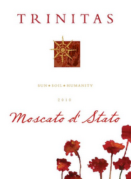 TRINITAS SUN+SOIL+HUMANITY 2010 MOSCATO D' STATO