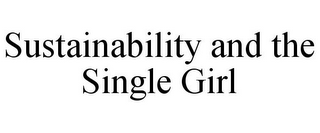 SUSTAINABILITY AND THE SINGLE GIRL